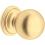 Perrin and Rowe 1 Inch Round Cabinet Knob - Pack of 5 Satin English Gold