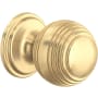 Perrin and Rowe 1-1/4 Inch Round Cabinet Knob - Pack of 5 Satin English Gold