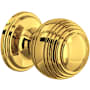 Perrin and Rowe 1-1/4 Inch Round Cabinet Knob - Pack of 5 Unlacquered Brass