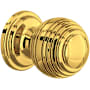Perrin and Rowe 1 Inch Round Cabinet Knob - Pack of 5 Unlacquered Brass