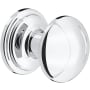 Perrin and Rowe 1 Inch Round Cabinet Knob - Pack of 5 Polished Chrome