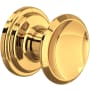 Perrin and Rowe 1 Inch Round Cabinet Knob - Pack of 5 English Gold