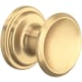 Perrin and Rowe 1 Inch Round Cabinet Knob - Pack of 5 Satin English Gold