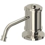 Perrin and Rowe Armstrong Deck Mounted Soap Dispenser with 8.5 oz Capacity Polished Nickel