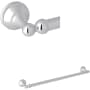 Perrin and Rowe Georgian Era 20" Towel Bar Polished Chrome