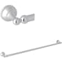 Perrin and Rowe Georgian Era 32" Towel Bar Polished Chrome