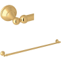 Perrin and Rowe Georgian Era 32" Towel Bar English Gold