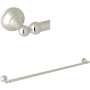 Perrin and Rowe Georgian Era 32" Towel Bar Polished Nickel
