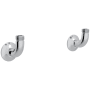 Perrin and Rowe Georgian Era Bridge Kitchen Faucet Wall Unions Polished Chrome