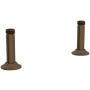 Perrin and Rowe Georgian Era Bridge Faucet Straight Deck Unions English Bronze