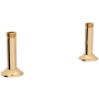 Perrin and Rowe Georgian Era Bridge Faucet Straight Deck Unions English Gold