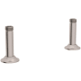 Perrin and Rowe Georgian Era Bridge Faucet Straight Deck Unions Satin Nickel