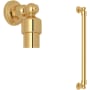 Perrin and Rowe Georgian Era 22" Grab Bar English Gold