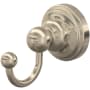 Perrin and Rowe Edwardian Single Robe Hook Satin Nickel