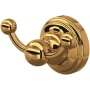Perrin and Rowe Edwardian Double Robe Hook English Gold