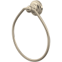 Perrin and Rowe Edwardian 6-1/2" Wall Mounted Towel Ring Satin Nickel