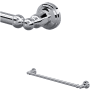 Perrin and Rowe Edwardian 20" Towel Bar Polished Chrome