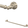 Perrin and Rowe Edwardian 26" Towel Bar Satin Nickel