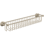 Perrin and Rowe 20" Bottle Basket Satin Nickel