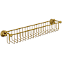Perrin and Rowe 20" Bottle Basket Unlacquered Brass