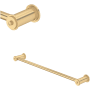 Perrin and Rowe Armstrong 24" Towel Bar Satin English Gold