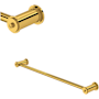Perrin and Rowe Armstrong 24" Towel Bar Unlacquered Brass (Living Finish)