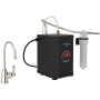 Perrin and Rowe Georgian Era 0.5 GPM Hot Water Dispenser with Hot Water Filter Tank Polished Nickel