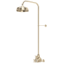 Perrin and Rowe Edwardian Exposed Thermostatic Shower System with Shower Head, Slide Bar, Shower Arm, and Valve Trim Satin Nickel