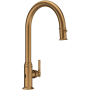 Perrin and Rowe Southbank 1.8 GPM Touchless Single Hole Pull Down Kitchen Faucet English Bronze