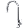 Perrin and Rowe Southbank 1.8 GPM Single Hole Pull Down Kitchen Faucet Polished Chrome