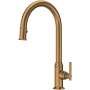 Perrin and Rowe Southbank 1.8 GPM Single Hole Pull Down Kitchen Faucet English Bronze