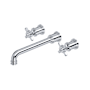 Perrin and Rowe Armstrong Wall Mounted Tub Filler Polished Chrome
