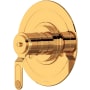 Perrin and Rowe Armstrong Thermostatic Valve Trim Only with Single Lever Handle - Less Rough In English Gold