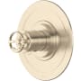 Perrin and Rowe Armstrong Thermostatic Valve Trim Only with Single Wheel Handle - Less Rough In Satin Nickel