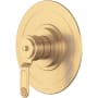 Perrin and Rowe Armstrong Pressure Balanced Valve Trim Only with Single Lever Handle - Less Rough In Satin English Gold