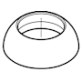Pfister Amherst 34 Series Dome Cap Stainless Steel