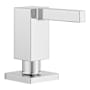 Pfister Modern Square Deck Mounted Soap Dispenser with 18 oz Capacity Polished Chrome