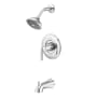 Pfister Willa Tub and Shower Trim Package with 1.8 GPM Single Function Shower Head Polished Chrome