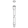 Pfister 48" Long Hose Assembly for Handshower Brushed Nickel