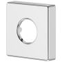 Pfister Verve Square Shower Arm Flange Polished Chrome