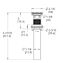 Pfister General Drain Assembly Polished Nickel