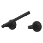 Pfister Pfirst Modern Wall Mounted Pivoting Toilet Paper Holder Matte Black
