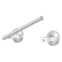 Pfister Pfirst Modern Wall Mounted Pivoting Toilet Paper Holder Polished Chrome