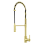 Pfister Brislin 1.5 GPM Single Hole Pull Out Kitchen Faucet Brushed Gold