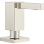 Pfister Modern Square Deck Mounted Soap Dispenser with 18 oz Capacity Polished Nickel