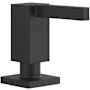 Pfister Modern Square Deck Mounted Soap Dispenser with 18 oz Capacity Spot Defense Matte Black