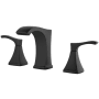 Pfister Venturi 1.2 GPM 8" Widespread Bathroom Faucet - Pop-Up Drain Included Matte Black
