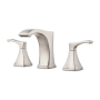 Pfister Venturi 1.2 GPM 8" Widespread Bathroom Faucet - Pop-Up Drain Included Spot Defense Brushed Nickel