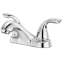 Pfister Pfirst Series 1.2 GPM Centerset Bathroom Faucet with Push & Seal Drain Assembly Polished Chrome