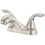 Pfister Pfirst Series 1.2 GPM Centerset Bathroom Faucet with Push & Seal Drain Assembly Brushed Nickel